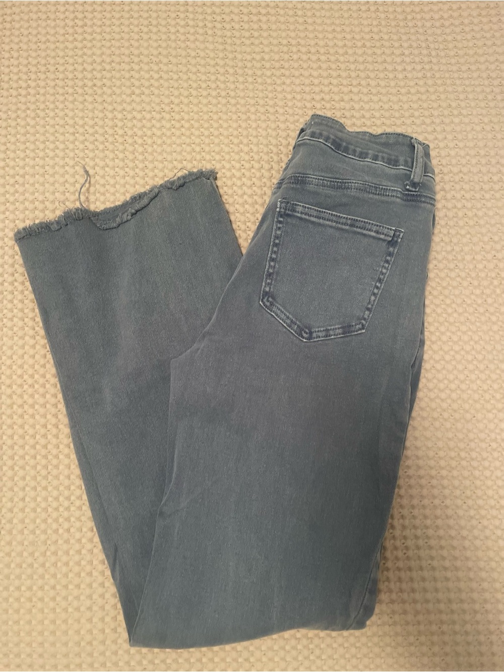 Zenana Outfitters Straight Leg Jeans in Slate Gray Wash